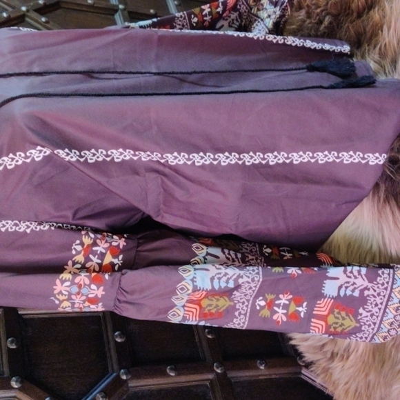 NEW XL chocolate brown and multicolor - Picture 2 of 5